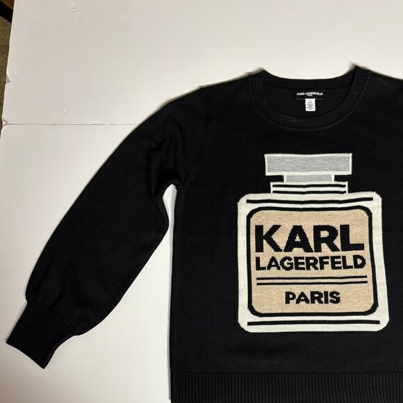 Karl Lagerfeld Paris perfume bottle Sweater - Picture 4 of 8